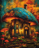 Mushroom Dream Home by Skyler 80x100 mit 200 Farben - Artifey Studio