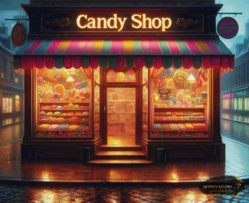 Candy Shop by Diynamite 110x90 mit 270 Farben - Artifey Studio
