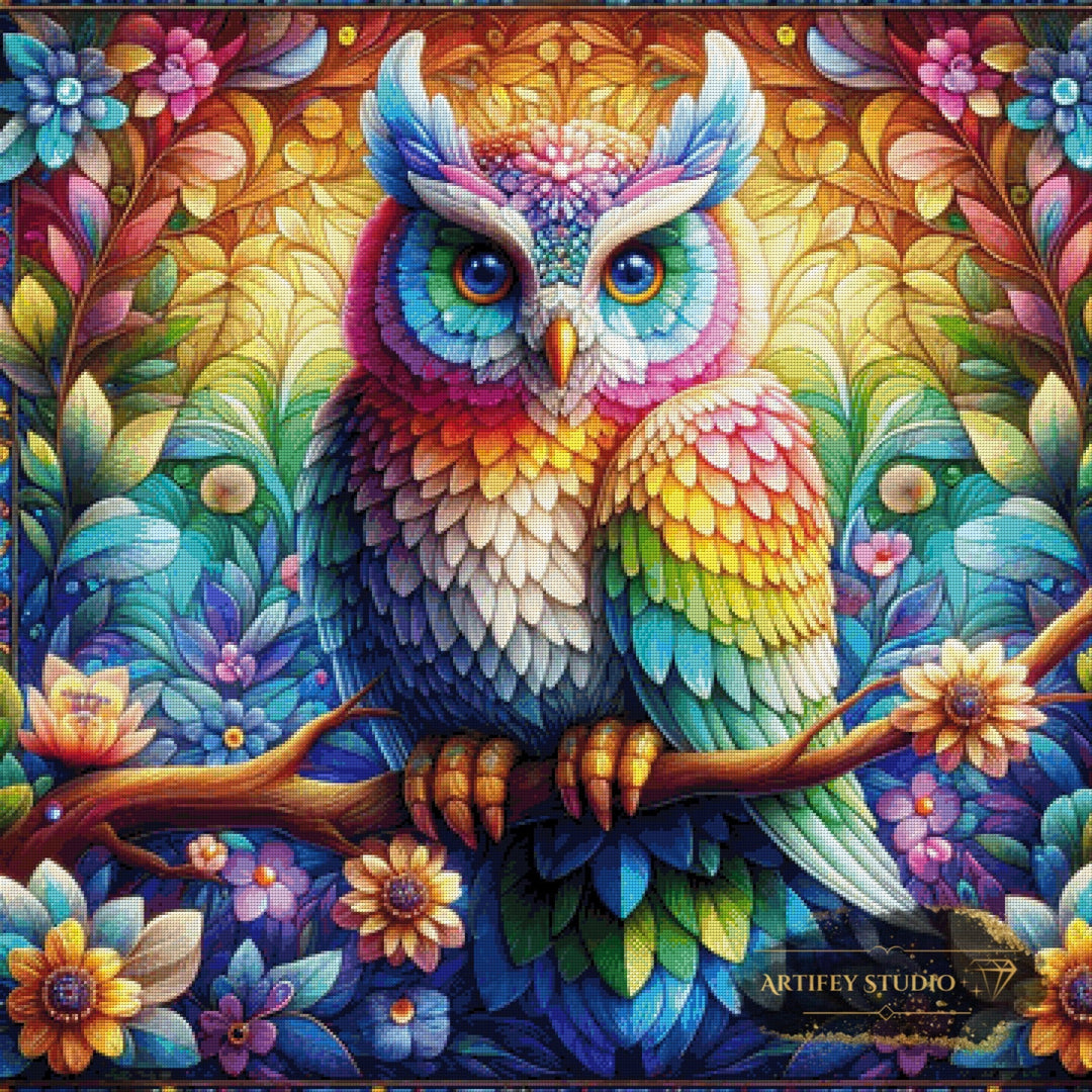 Wenn Federn Geschichten erzählen by Pixxchicks 90x90 mit 420 Farben Artifey Studio