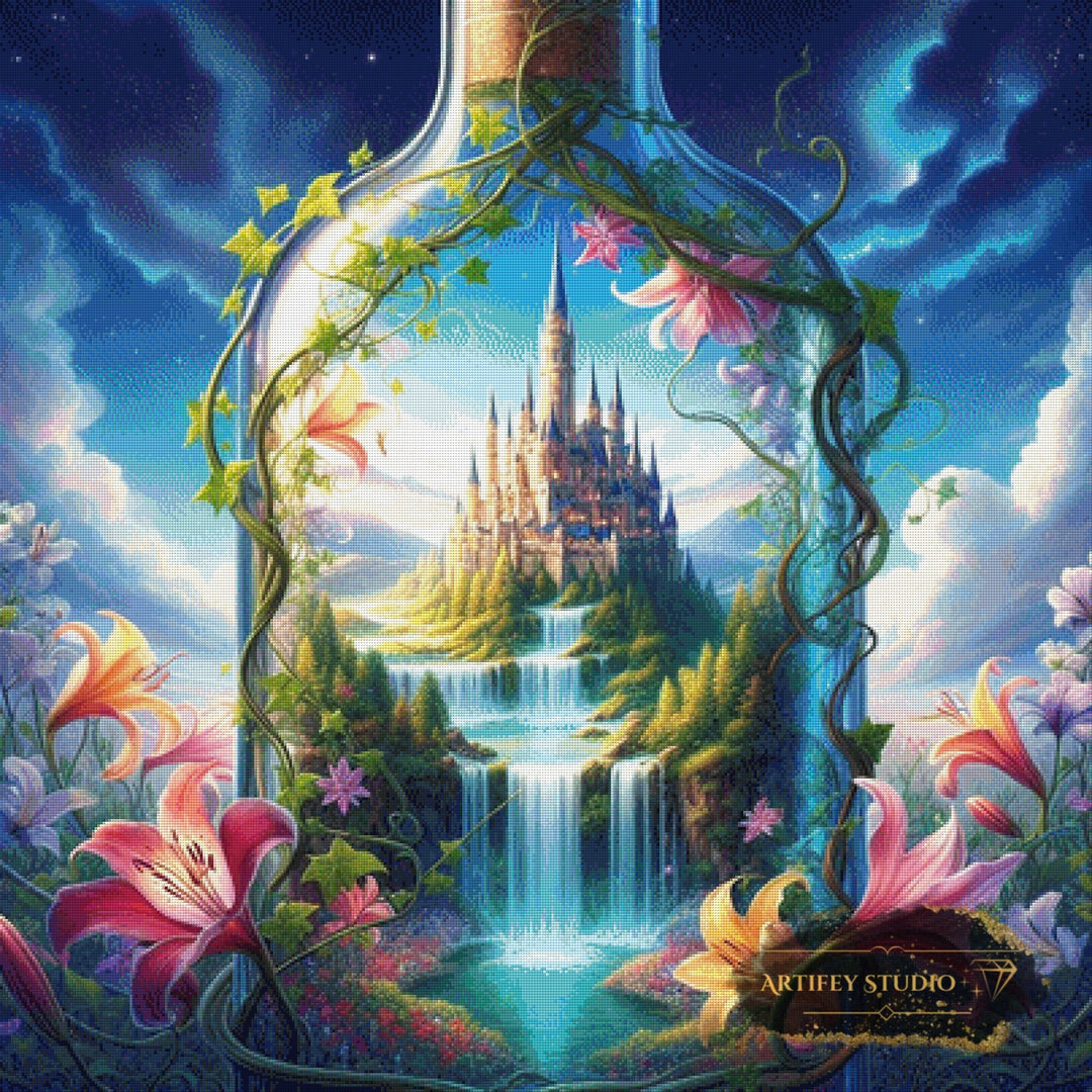 Essence of a Fairytale by Pixxchicks 100x100 mit 350 Farben Artifey Studio