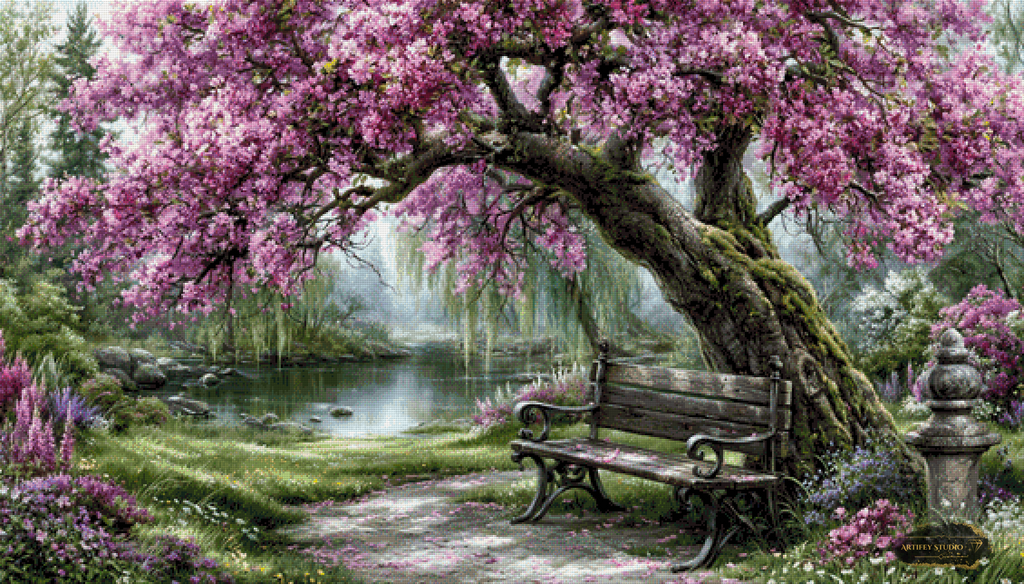 Retreat of Peace by Skyler 140x80 mit 170 Farben