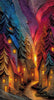 Color District II by Morrigan 60x110 mit 250 Farben - Artifey Studio