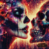 Skull Love by Misses-X 100x100 mit 360 Farben