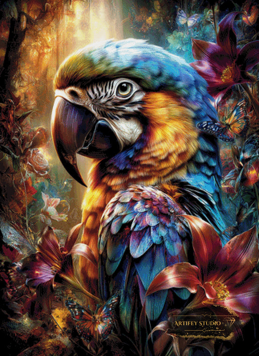 Papagallo by Morrigan 80x110 mit 310 Farben