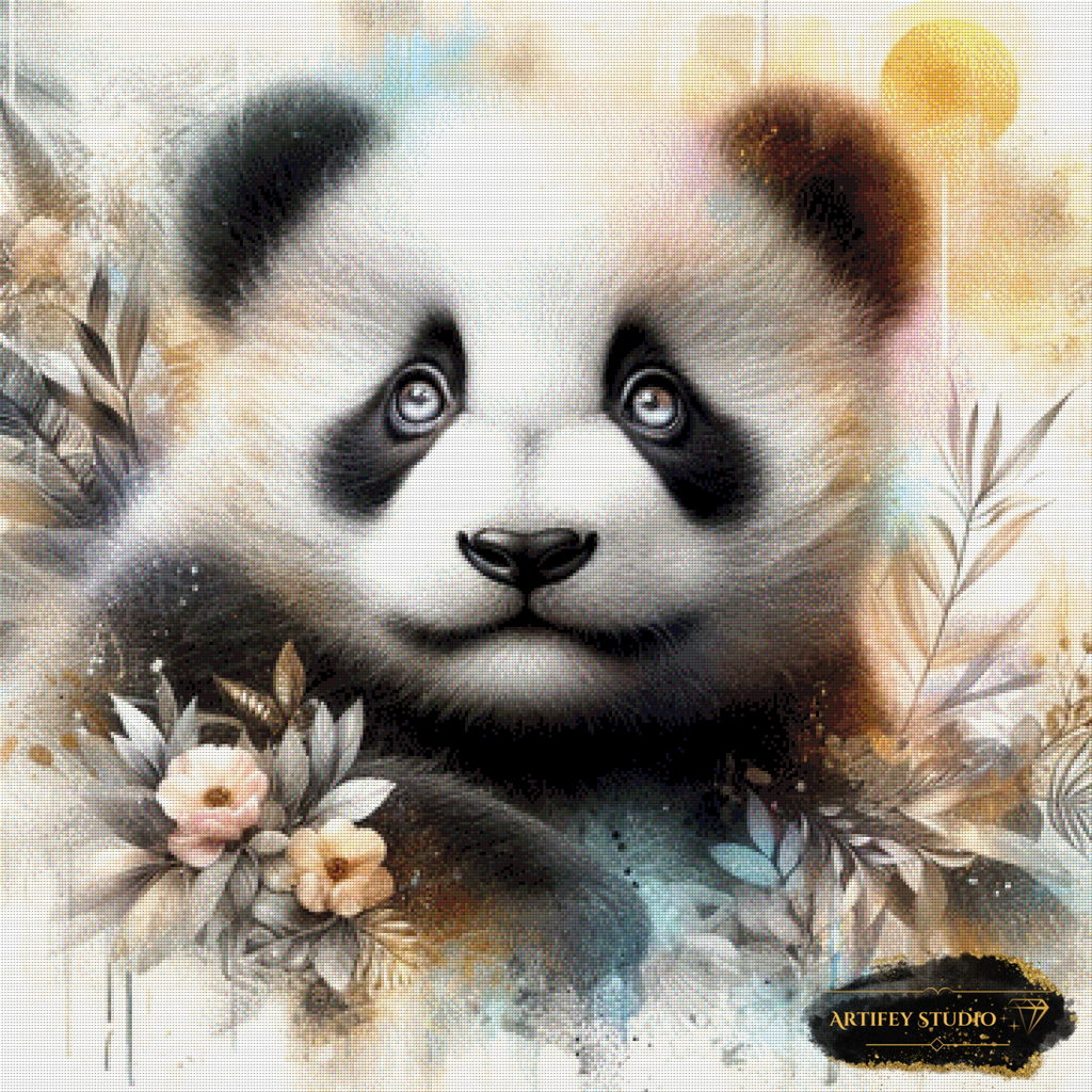 Pandaparadies by MAD 90x90 mit 170 Farben