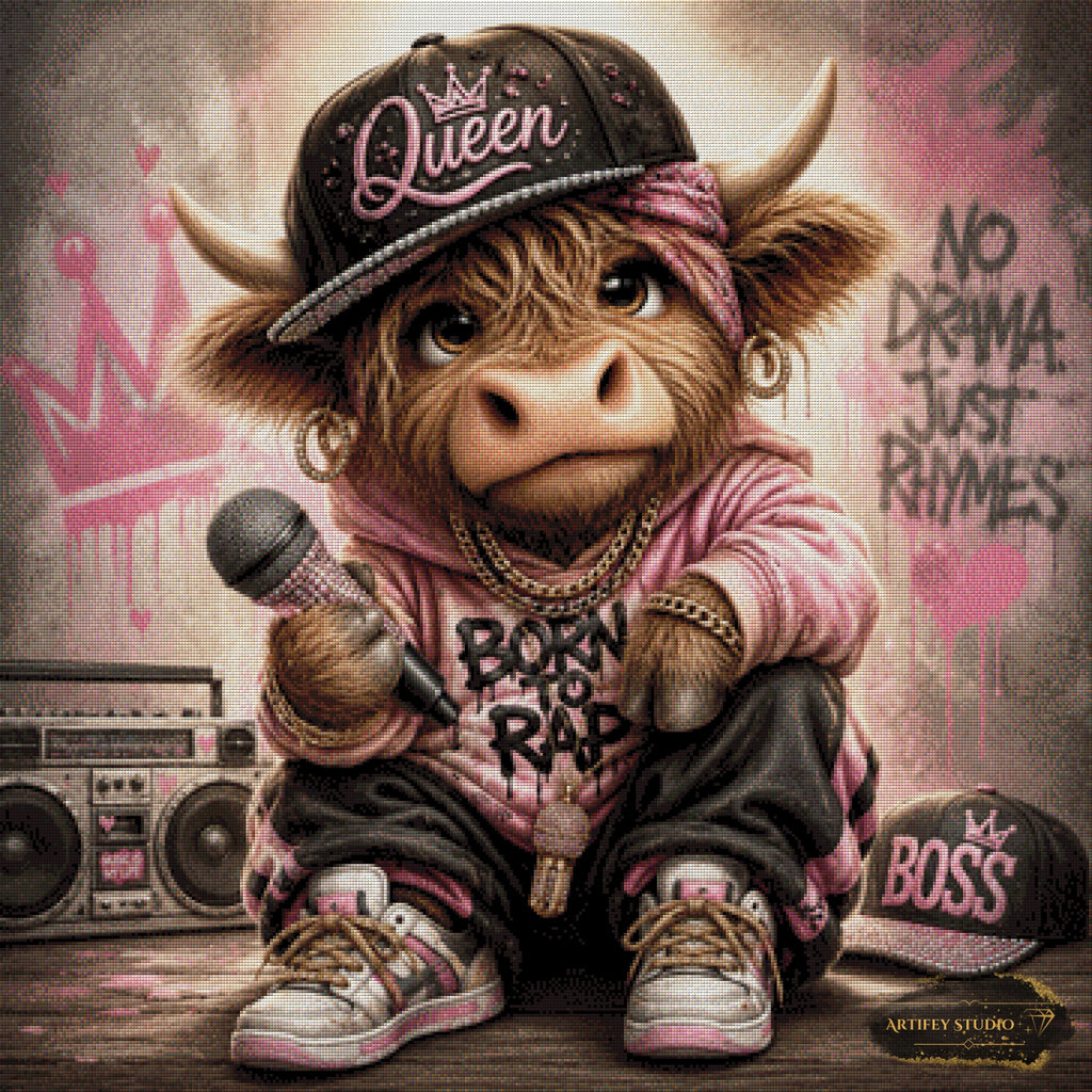 Muh the Rapstar by Lexxa 90x90 mit 150 Farben