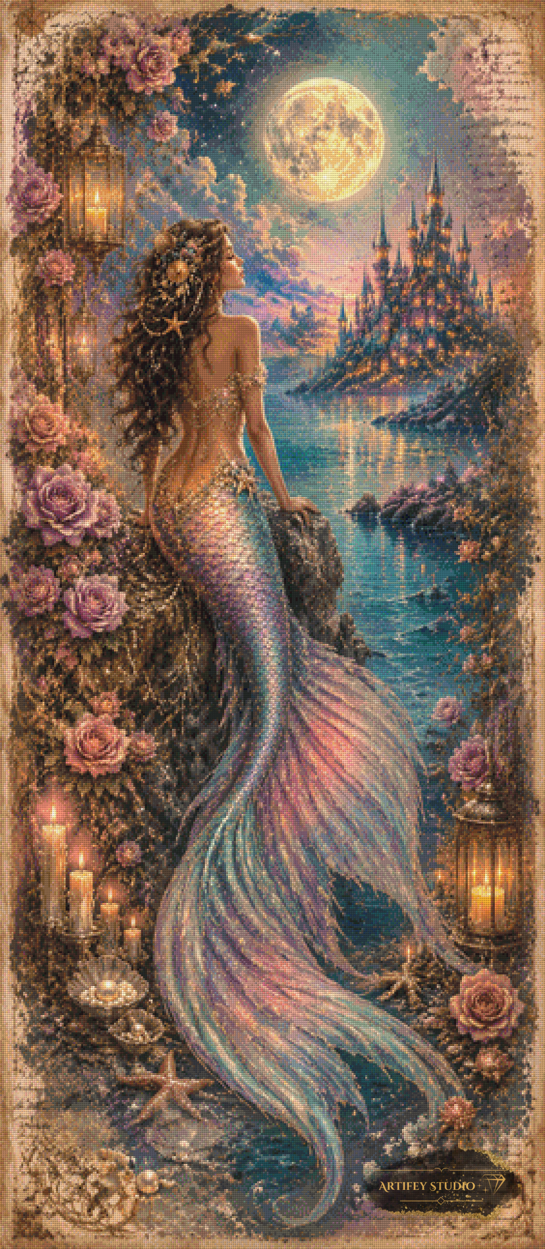 Mermaids dreams by Artifey 70x160 mit 225 Farben
