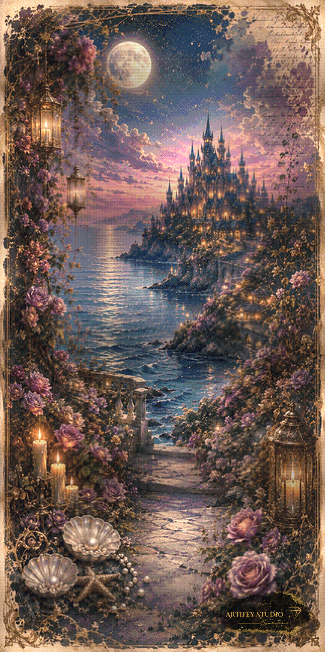 Kingdom Beyond the Tides by Artifey 80x160 mit 150 Farben