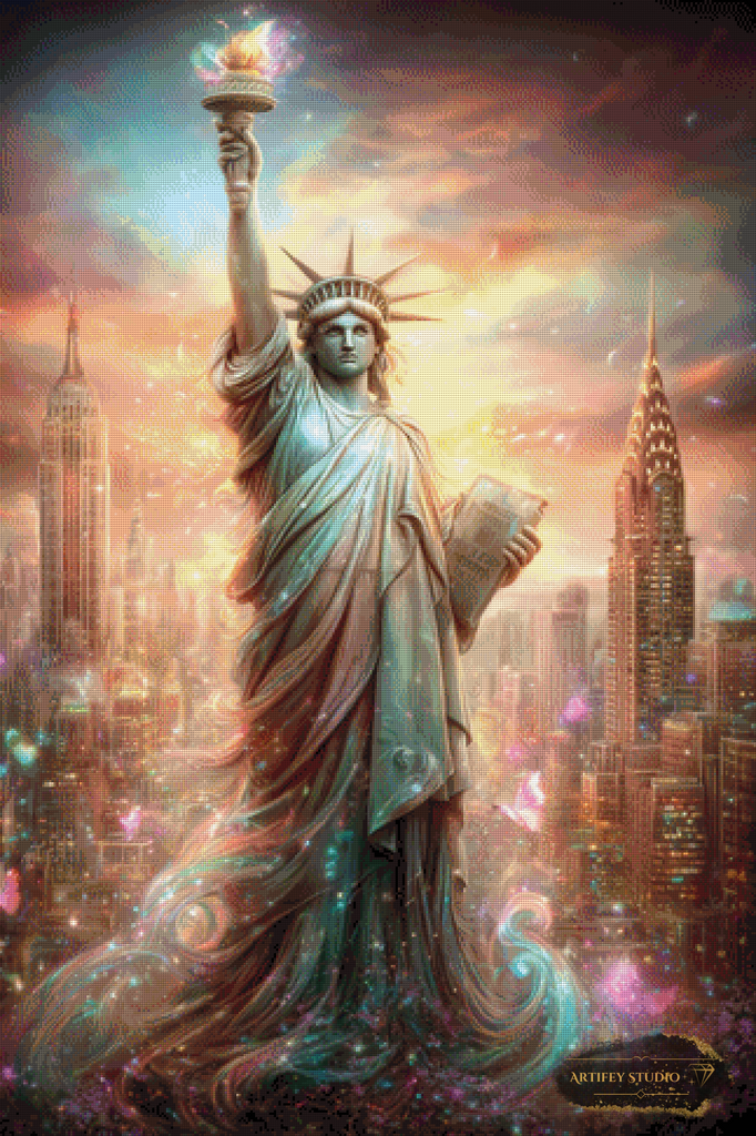 Spirit of the City by LaViie 80x120 mit 240 Farben