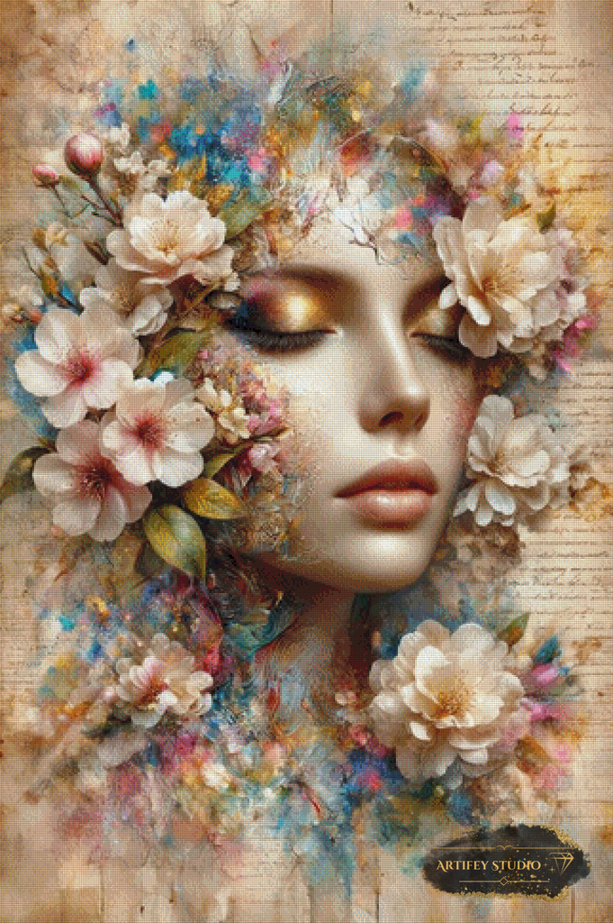 The Language of Flowers by MAD 80x120 with 230 colors
