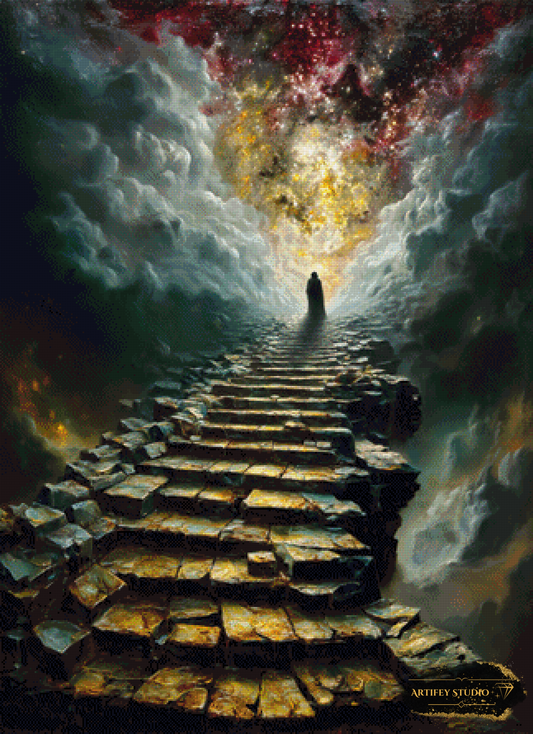 Stairs to heaven by Skyler 80x110 with 200 colors