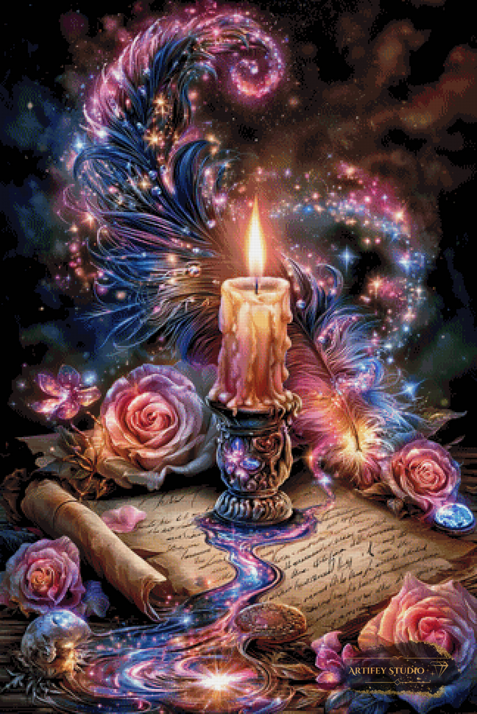 Ink of the Enchanted Realm by Artifey 80x120 mit 240 Farben