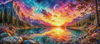 Golden Horizon by Artifey 160x70 mit 350 Farben