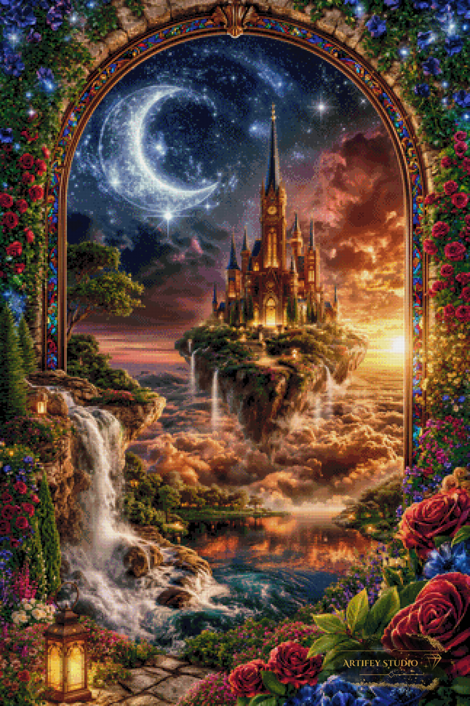 Duskfall Kingdom by Artifey 80x120 mit 300 Farben