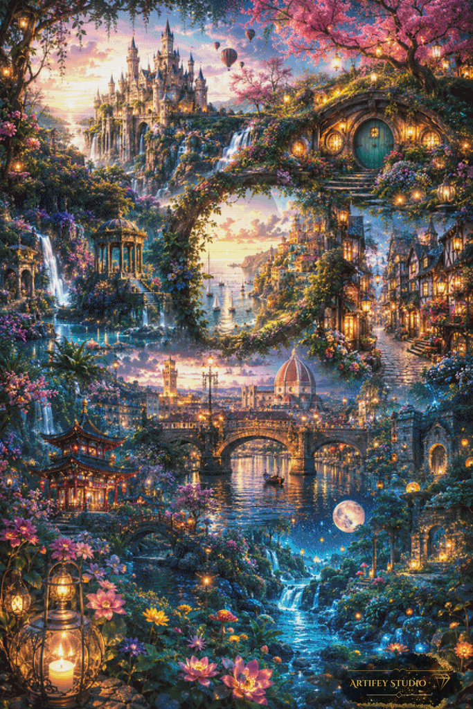 The Hidden Everland by Artifey 110x165 mit 330 Farben