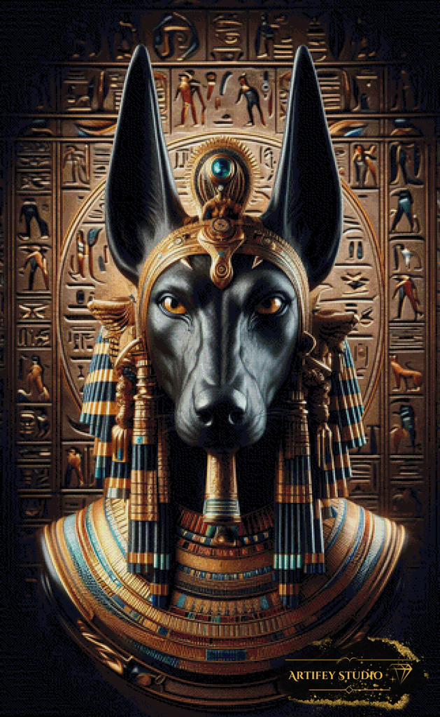 Anubis by DIYnamite 80x130 mit 200 Farben - Artifey Studio