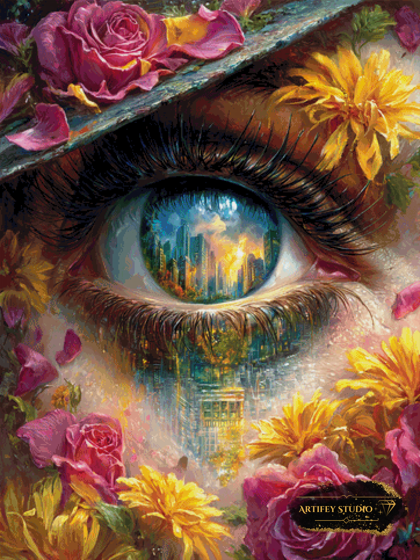 City View by Artifey 90x120 with 370 colors