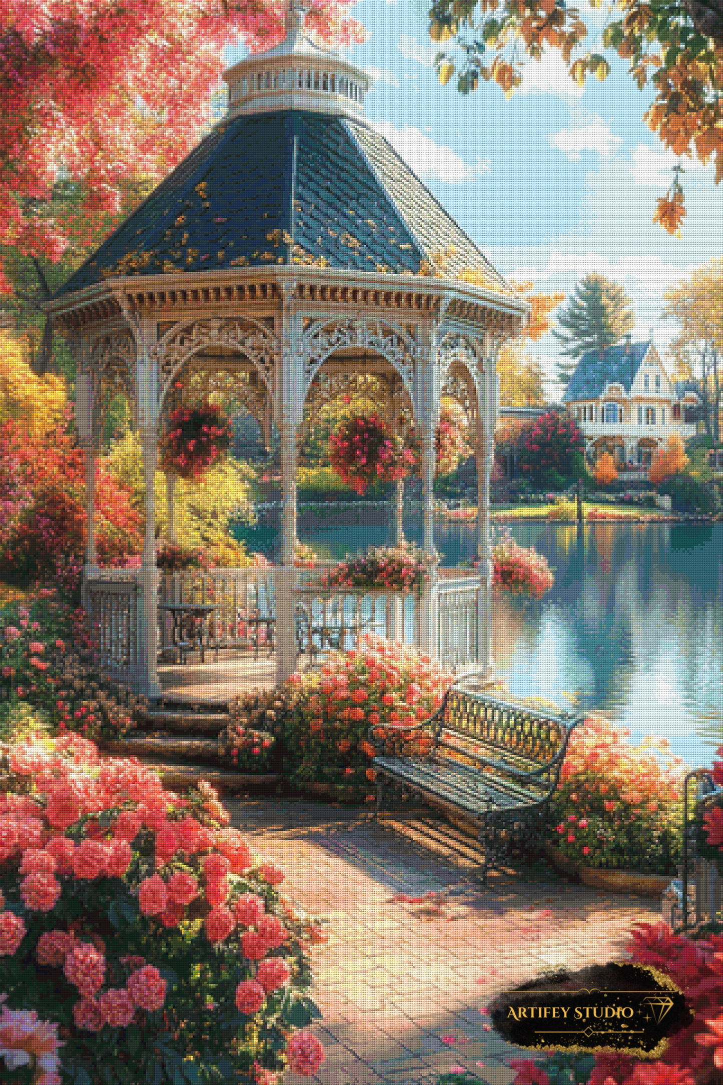 Couple Paradise by Artifey 80x120 with 290 colors