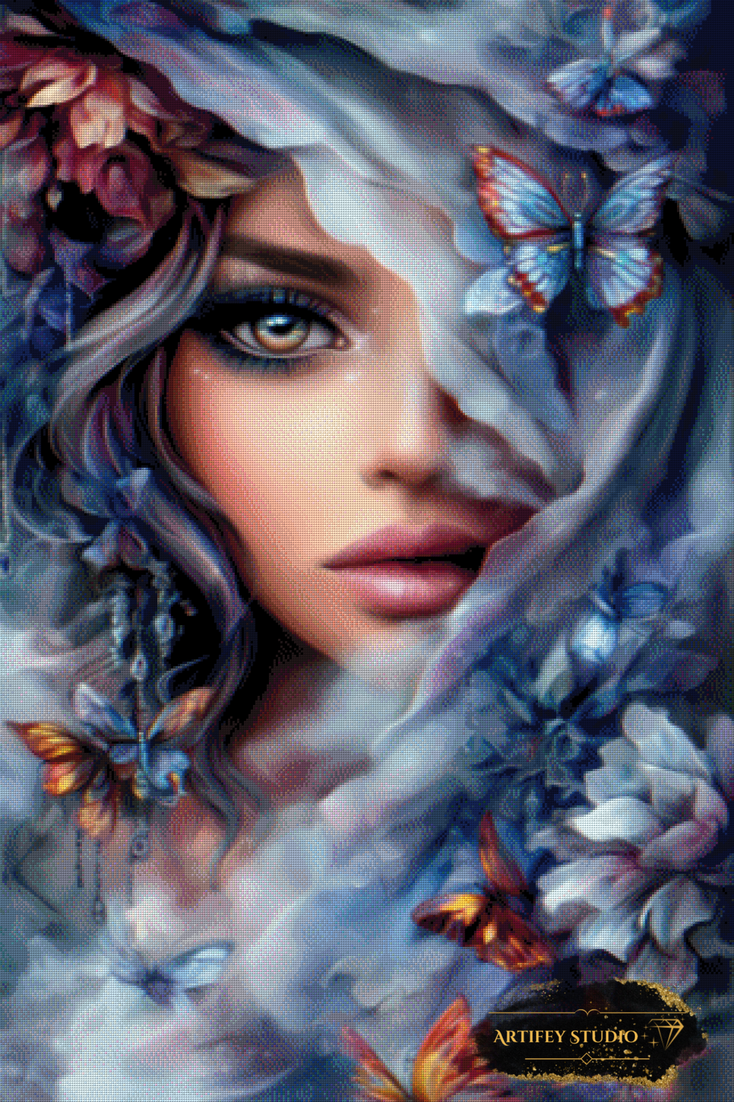 Hidden by Mirael 80x120 mit 250 Farben