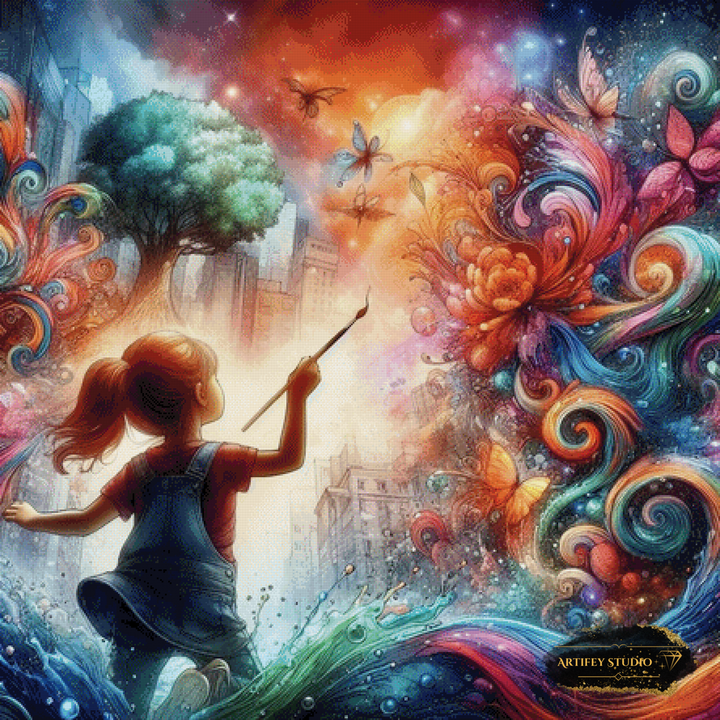 Paint my World by Artifey 110x110 mit 350 Farben - Artifey Studio