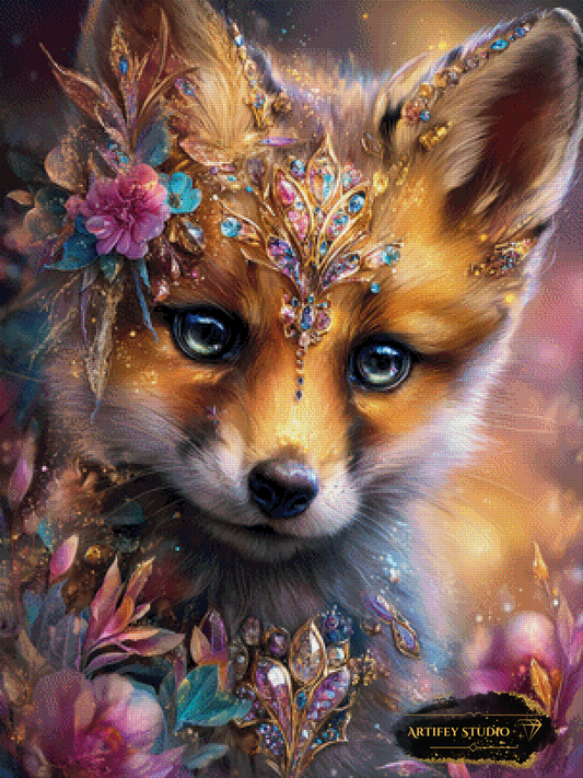 Fox Lady by Artifey 75x100 with 280 colors