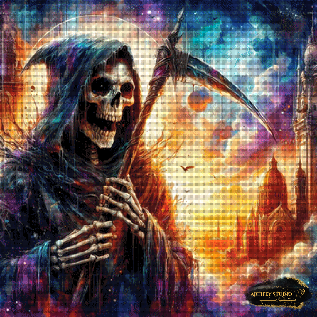 Reaper´s coming by Artifey 90x90 mit 280 Farben - Artifey Studio