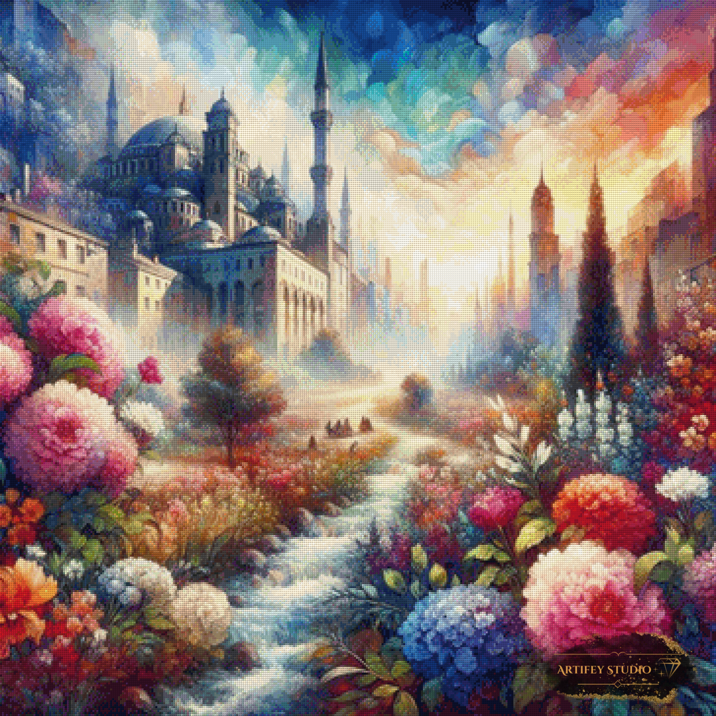 Das verborgene Königreich by Artifey 90x90 mit 340 Farben