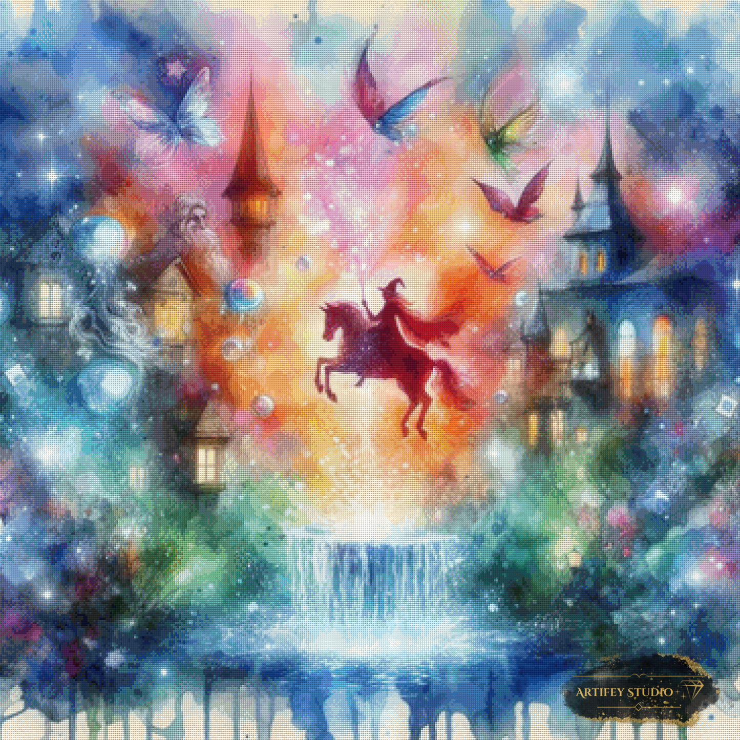 The spellbound Skyline by Artifey 90x90 with 330 colors