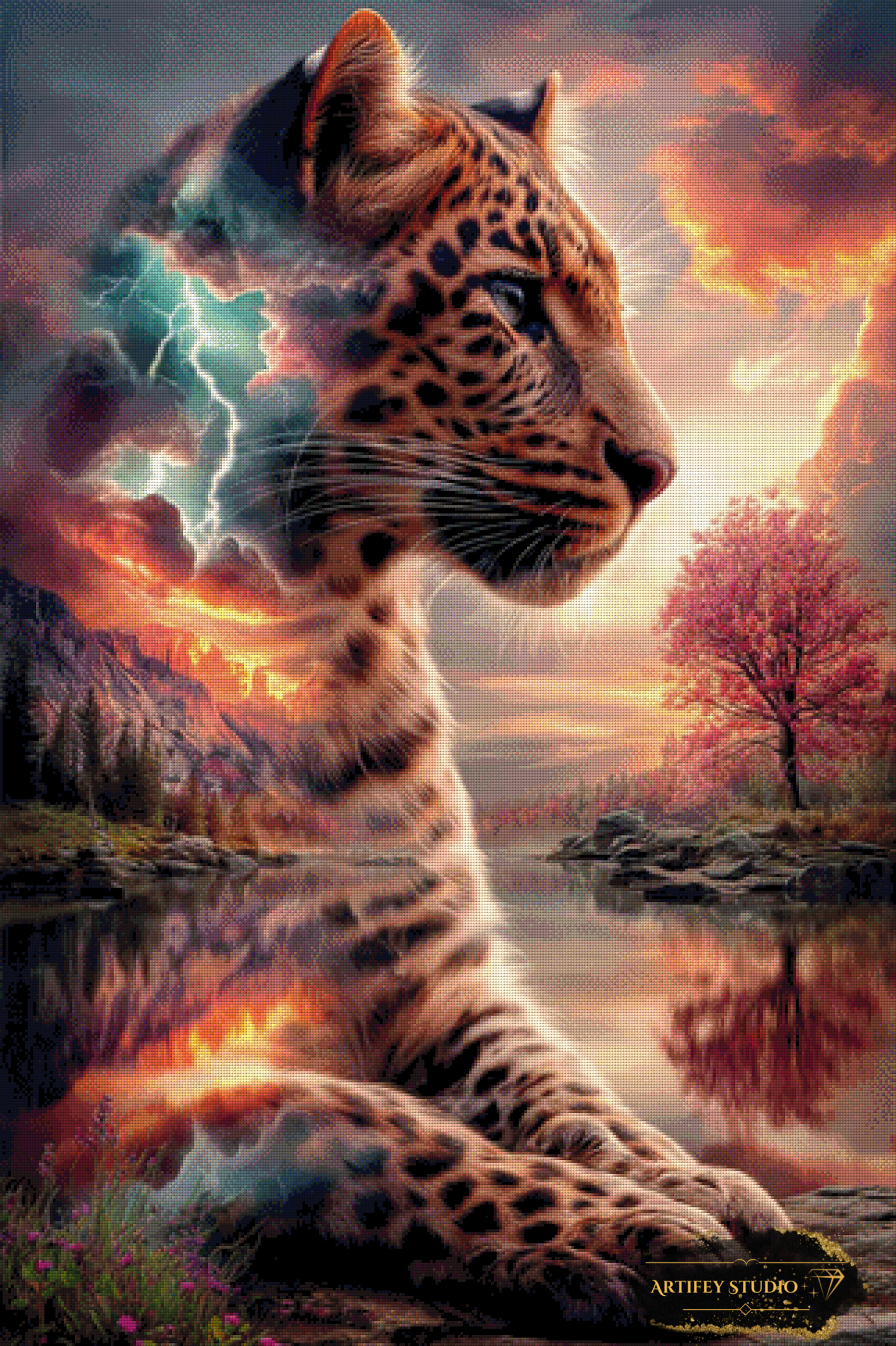 Guardian of the Unreal by Artifey 80x120 mit 230 Farben