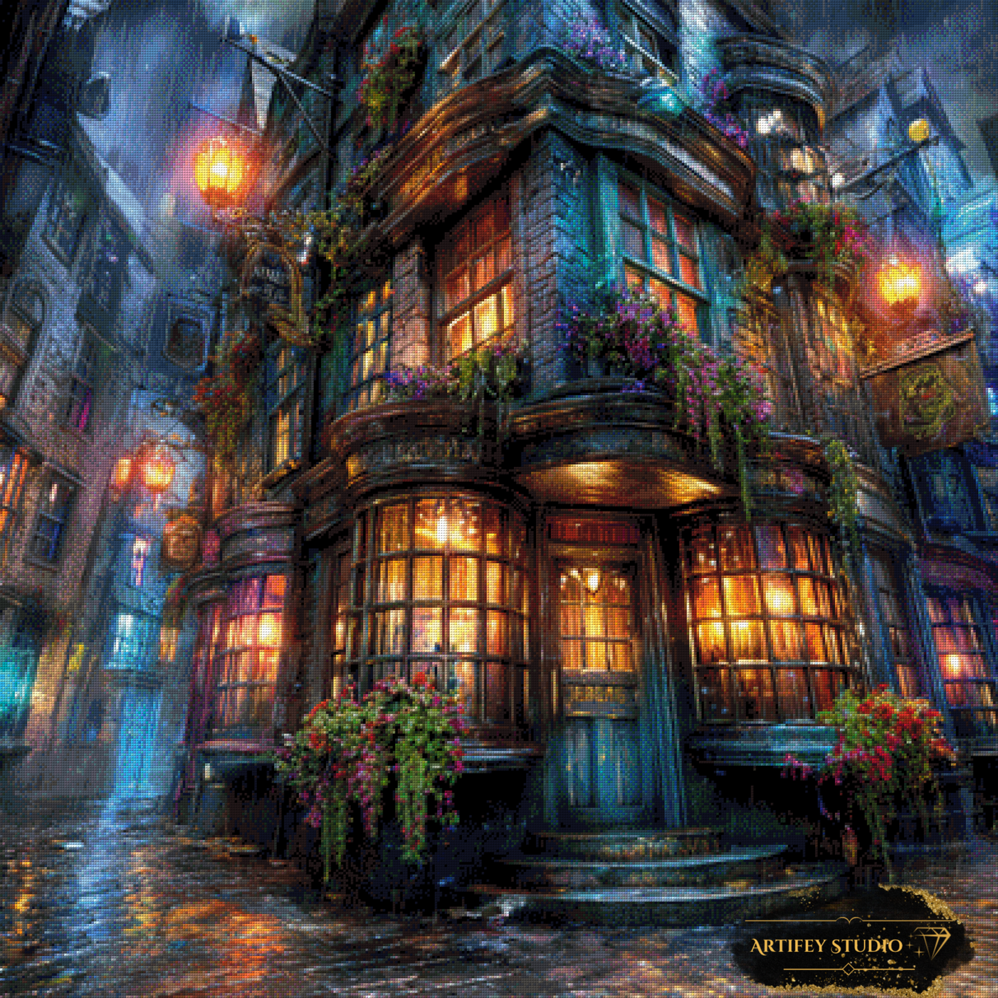 Geheimer Zauberladen by Artifey 100x100 mit 310 Farben