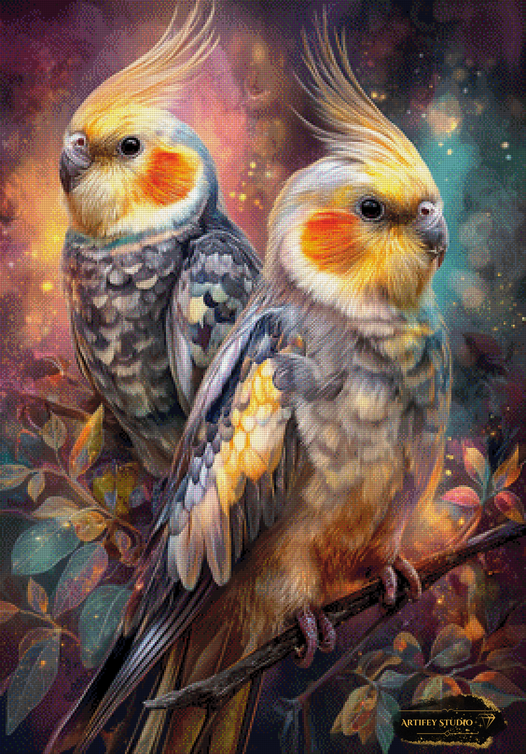 Geflügeltes Pärchen by Artifey 70x100 mit 260 - Artifey Studio