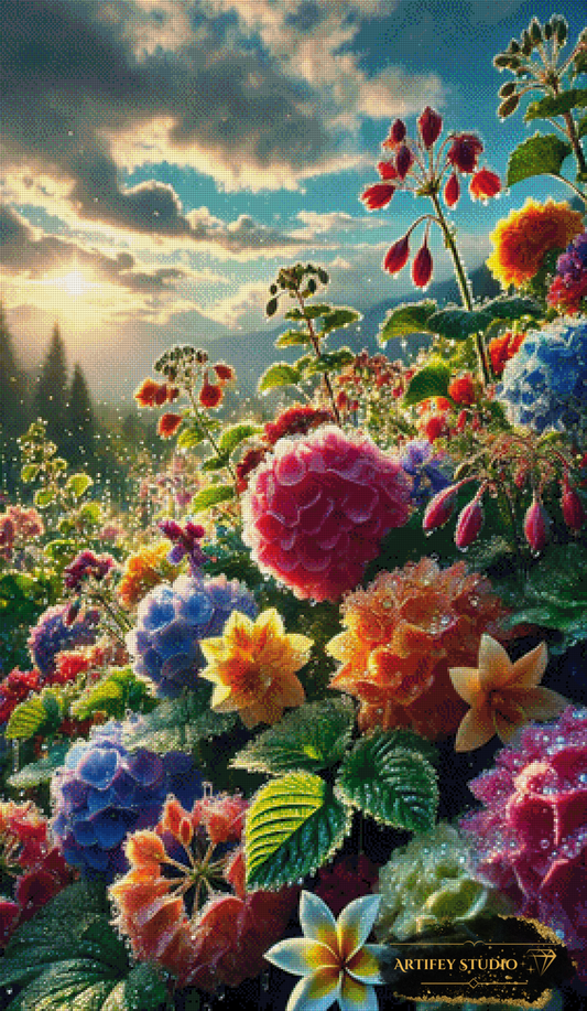 Garten der Träume 70x120 mit 400 Farben