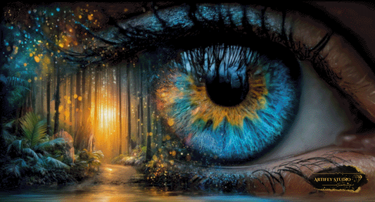 Augenblick by Salzkatze 130x70 mit 200 Farben