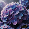 Blaue Hortensie by Diynamite 70x70 mit 100 Farben - Artifey Studio