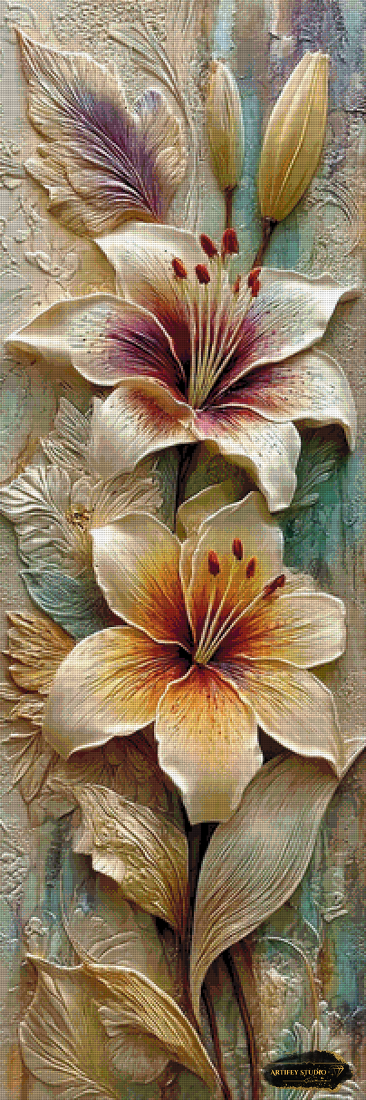 3D Lilies by Morrigan 50x150 mit 200 Farben