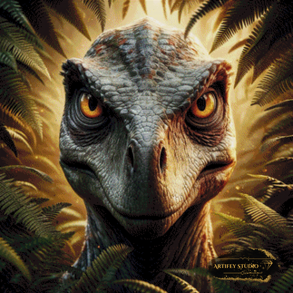 Alpha Raptor by Morrigan 80x80 mit 160 Farben - Artifey Studio