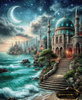 Silent City by LaViie 90x110 mit 230 Farben - Artifey Studio