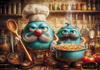 Kitchen Impossible by LaViie 100x70 mit 260 Farben - Artifey Studio