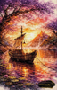 Twilight Harbor de Pixxchicks 70x110 con 220 colores
