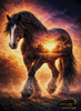 Naturgeist im Galopp de Pixxchicks 80x110 con 150 colores