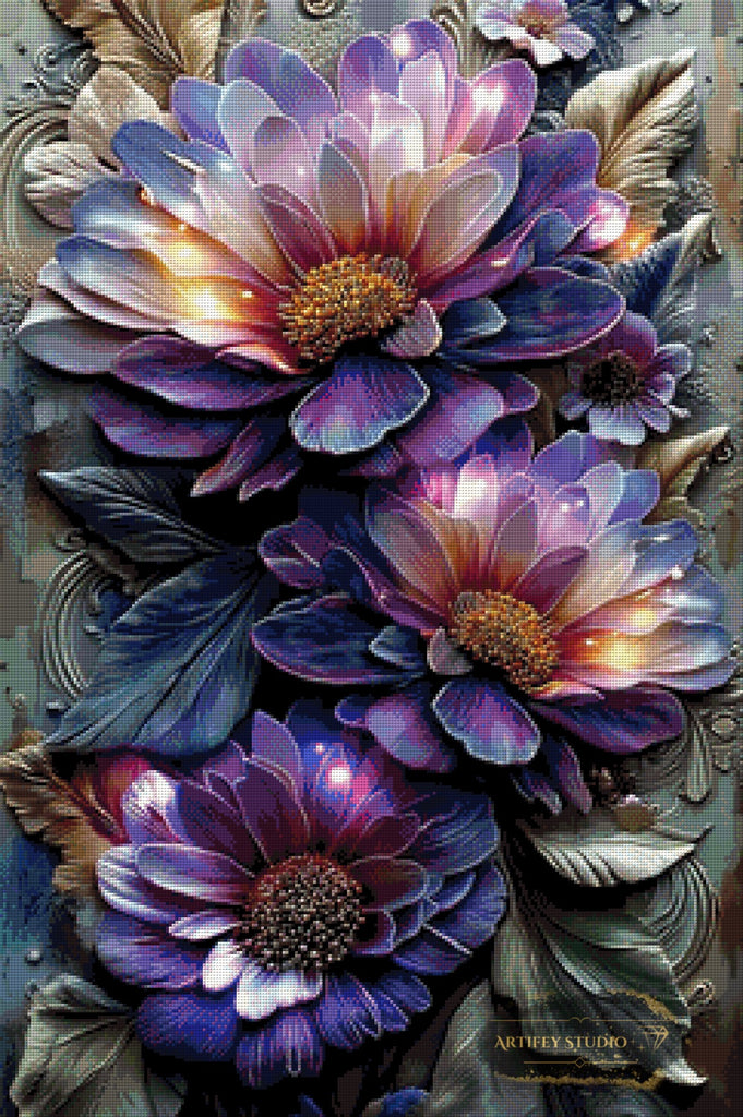Purple Glory by Morrigan 60x90 mit 230 Farben - Artifey Studio
