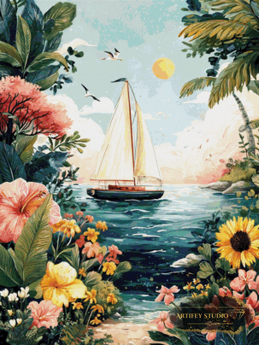 Wave Rider by Salzkatze 75x100 with 260 colors