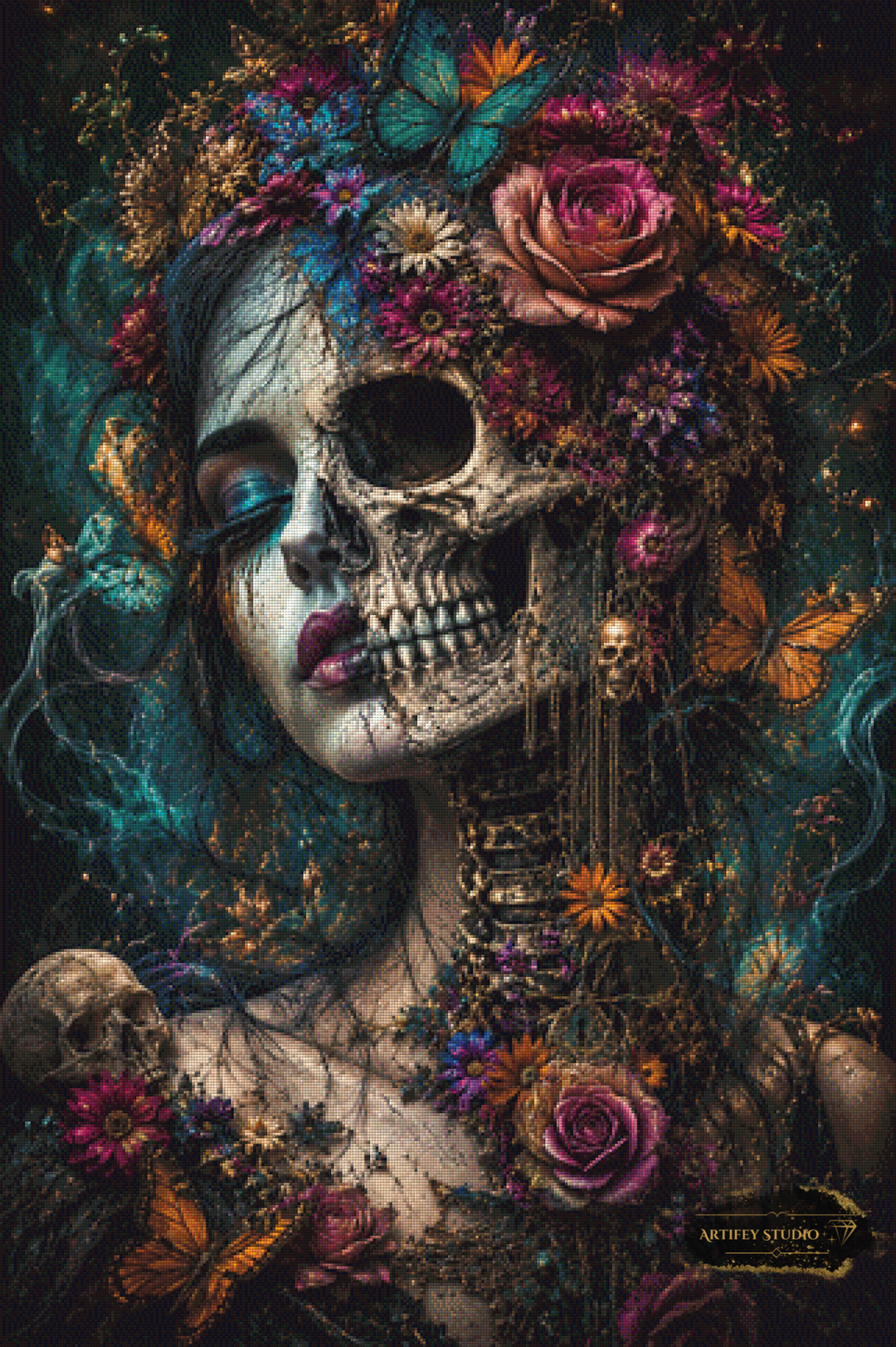 Vanitas by Saphira 80x120 mit 220 Farben