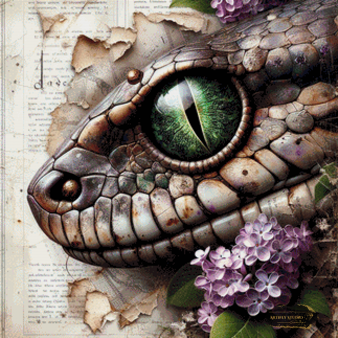 Das smaragdgrüne Auge by MAD 80x80 mit 160 Farben