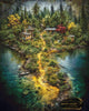 Forgotten Island by Skyler 80x100 mit 200 Farben - Artifey Studio