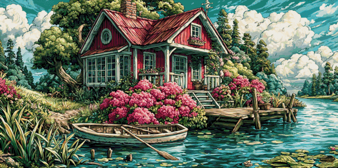 Lakeside Serenity by Mirael 140x70 mit 270 Farben