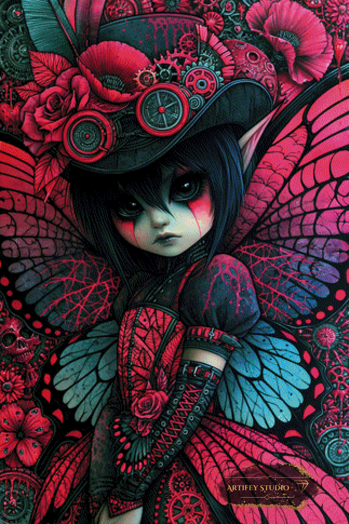 Butterfly Fairy by Lexxa 80x120 mit 220 Farben