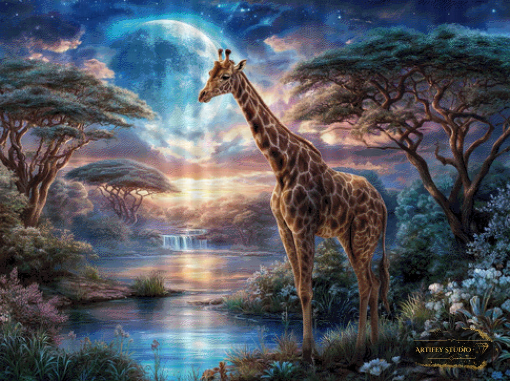 Mondlicht Safari by LaViie 120x90 mit 210 Farben Artifey Studio