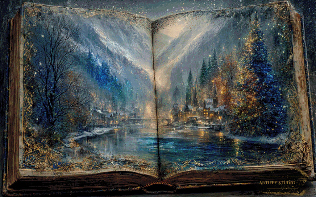 Winterbook by Morrigan 160x100 mit 200 Farben - Artifey Studio