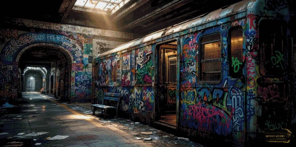 Die letzte Fahrt by MAD 140x70 mit 195 Farben